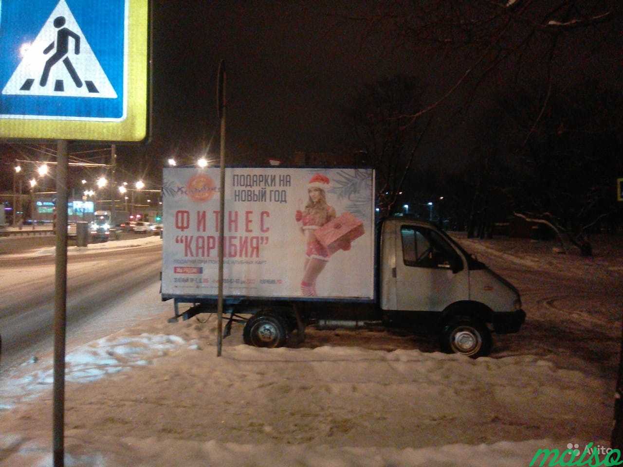 Реклама на газелях/автобилборд/брендмобиль в Москве. Фото 5