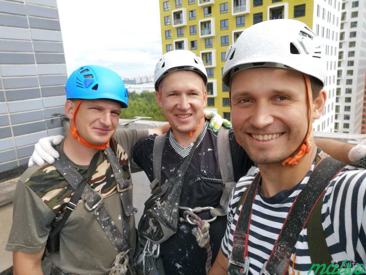 Промышленный альпинист в Москве. Фото 6