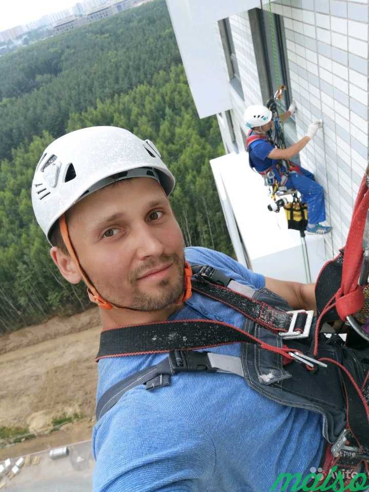 Промышленный альпинист в Москве. Фото 4