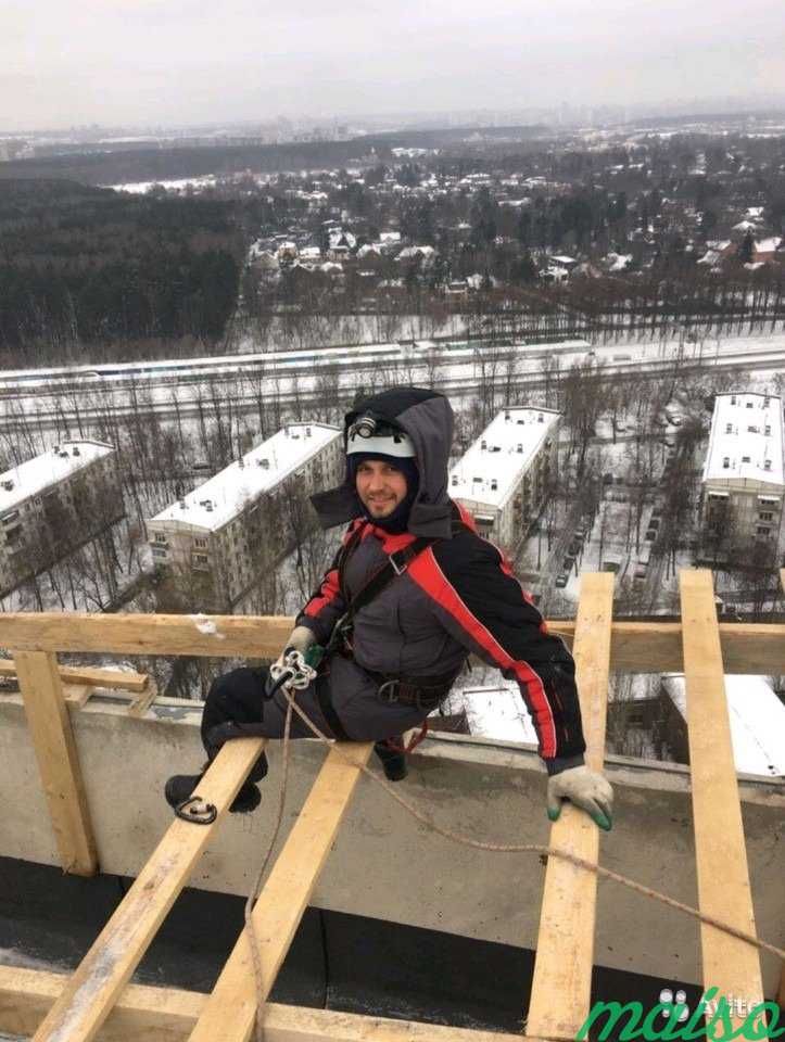 Промышленный альпинист в Москве. Фото 1