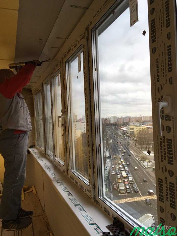 Установка окон пвх, остекление балконов и лоджий в Москве. Фото 7