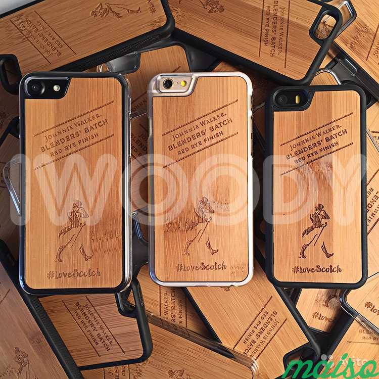 Чехлы деревянные на iPhone и SAMSUNG в Москве. Фото 5