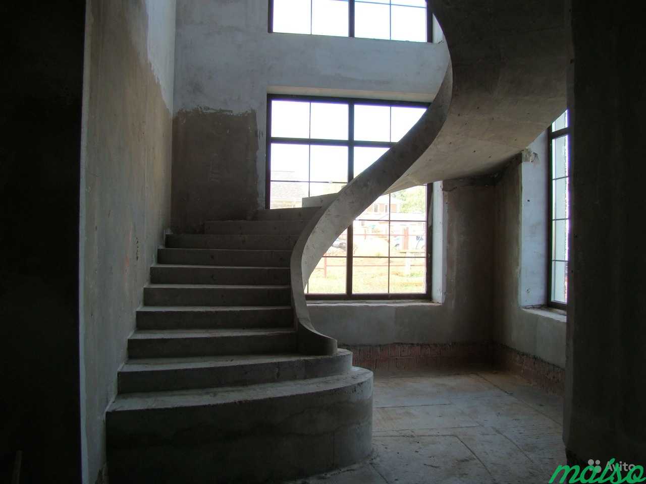 Изготовление монолитных лестниц в Москве. Фото 4