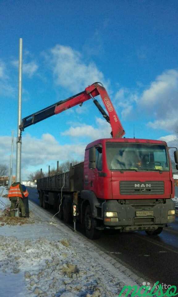 Услуги манипулятора на базе 12 м. кузова-длинномер в Москве. Фото 6