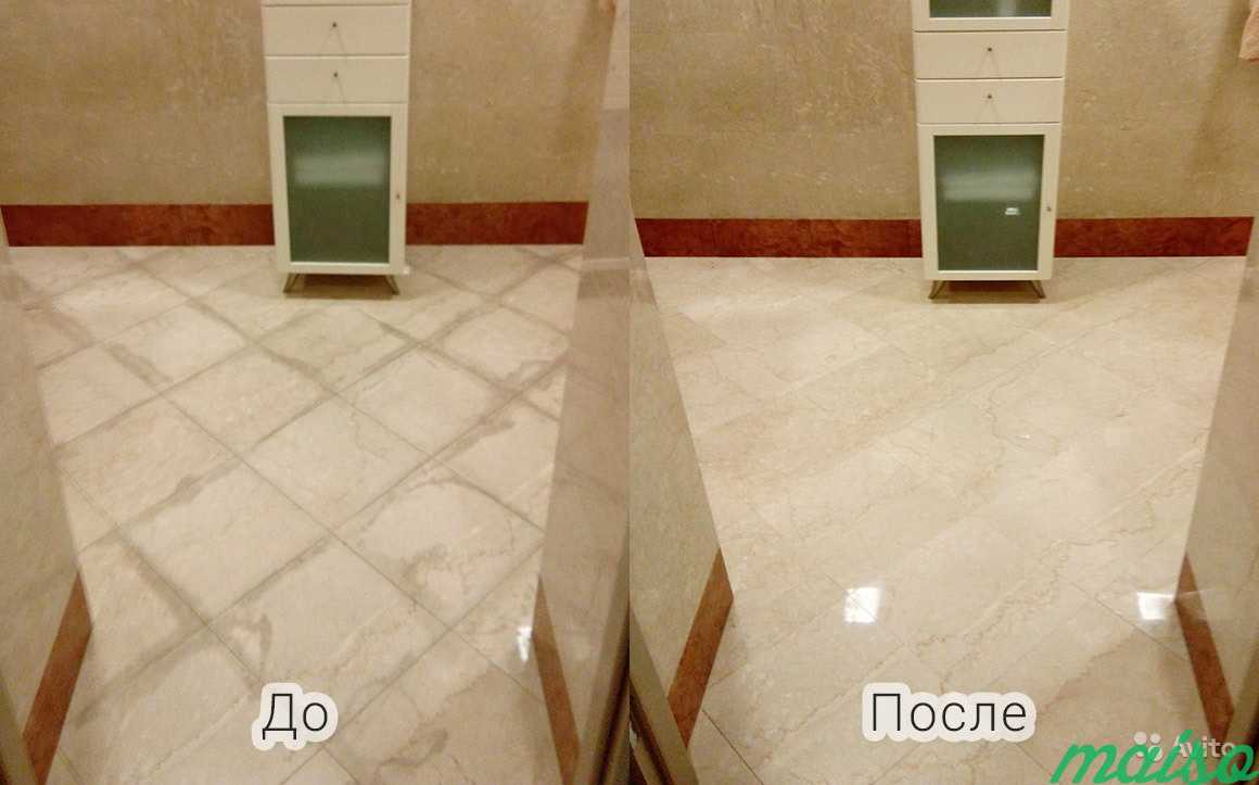Услуги по полировке и реставрации мраморного пола в Москве. Фото 2