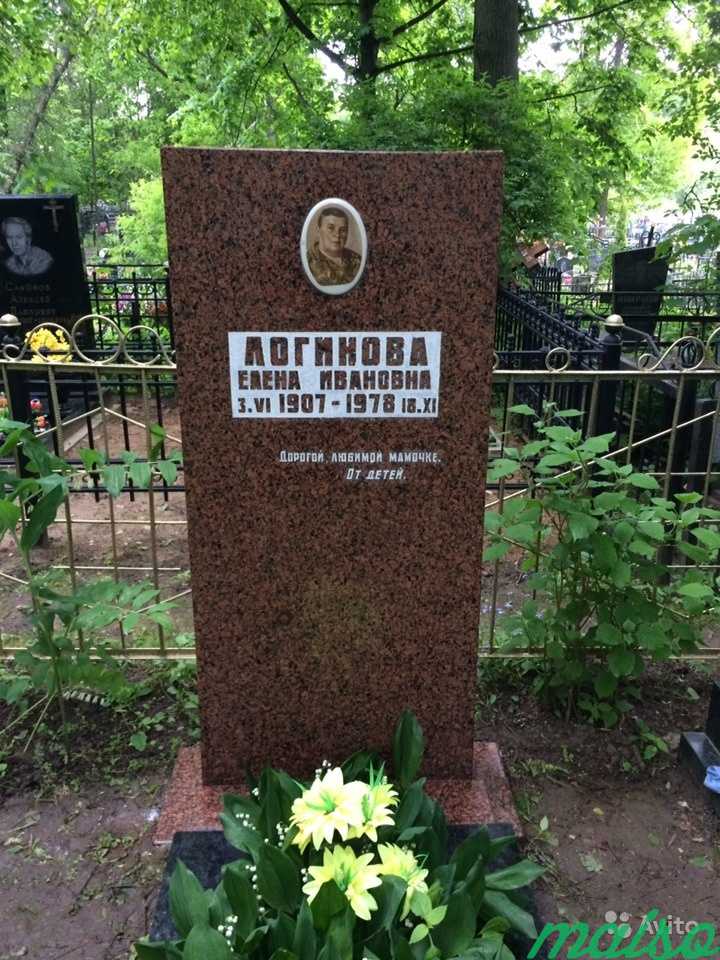 Гравировка надписи на памятнике на кладбище в Москве. Фото 7