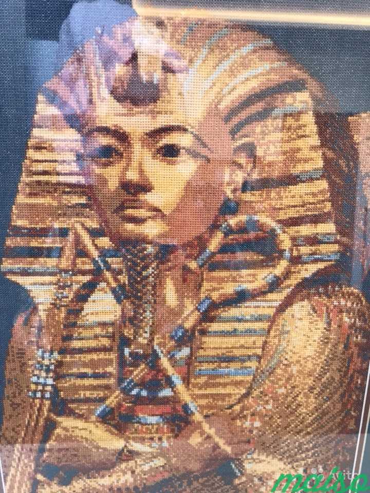 Картина фараон вышивка крестиком в Москве. Фото 2