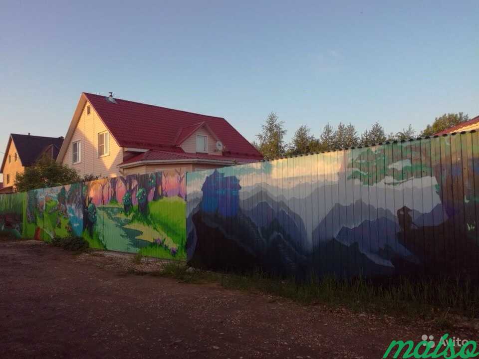 Граффити. Художественная роспись стен. Холсты в Москве. Фото 5