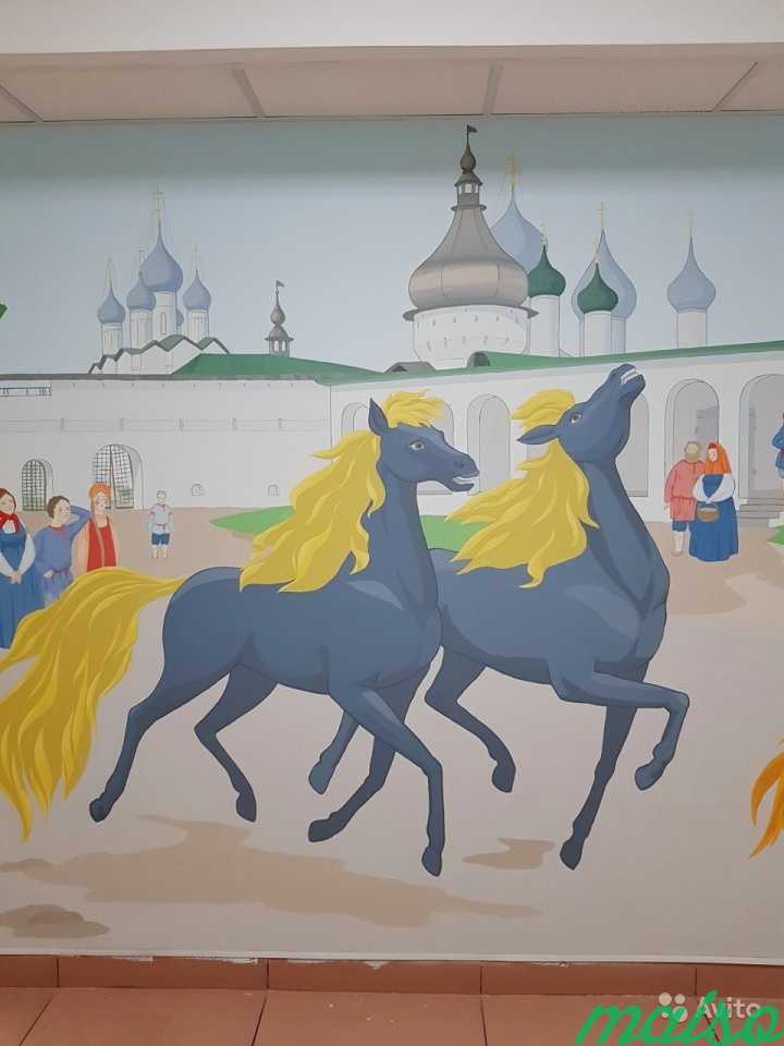 Роспись стен и предметов интерьера в Москве. Фото 6