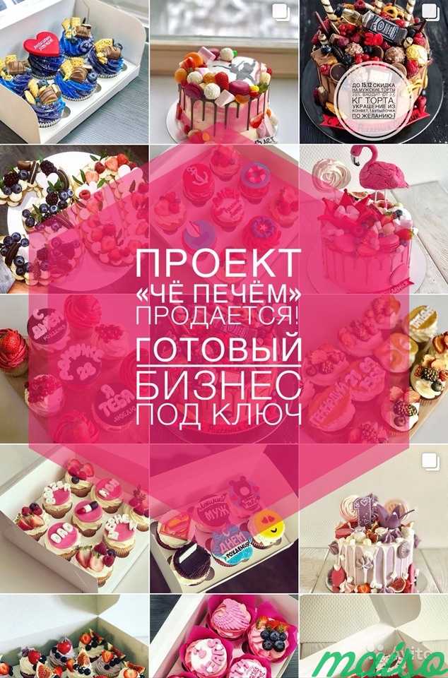 Готовый бизнес торты и капкейки в Москве. Фото 1