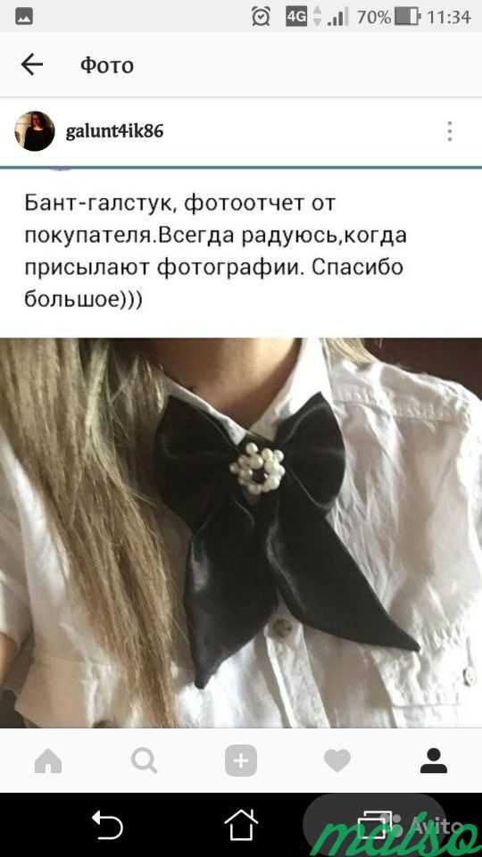 Бант-галстук в школу(на заказ) в Москве. Фото 2