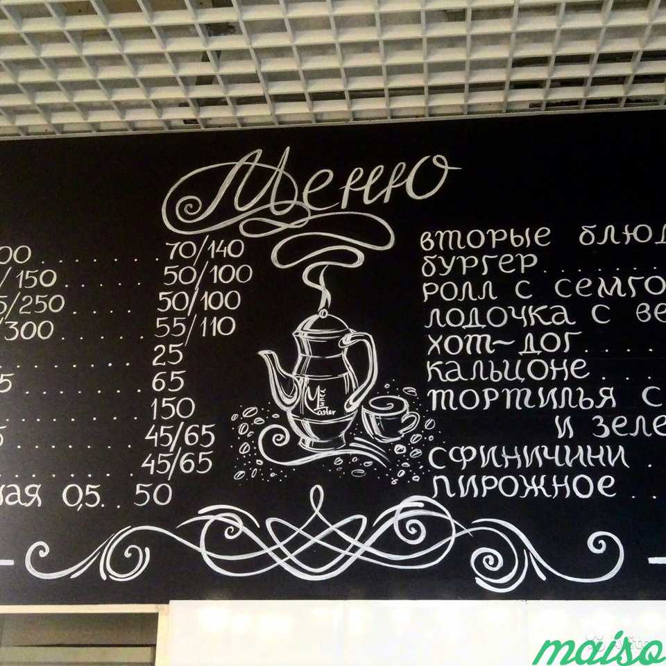 Роспись меловыми маркерами. Меловой леттеринг в Москве. Фото 3