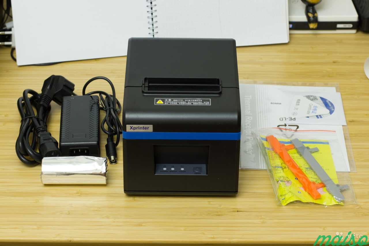 Принтер чеков Xprinter XP-N160II LAN Новый в Москве. Фото 2