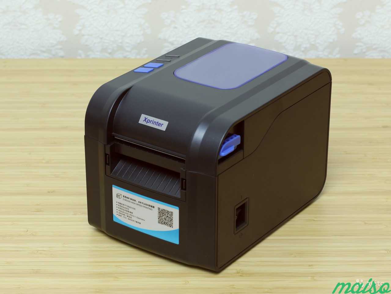 Принтер этикеток и штрих-кодов Xprinter XP-370B в Москве. Фото 6