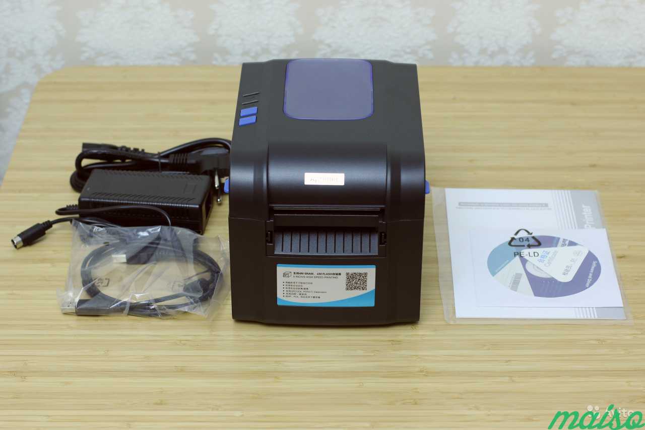 Принтер этикеток и штрих-кодов Xprinter XP-370B в Москве. Фото 4