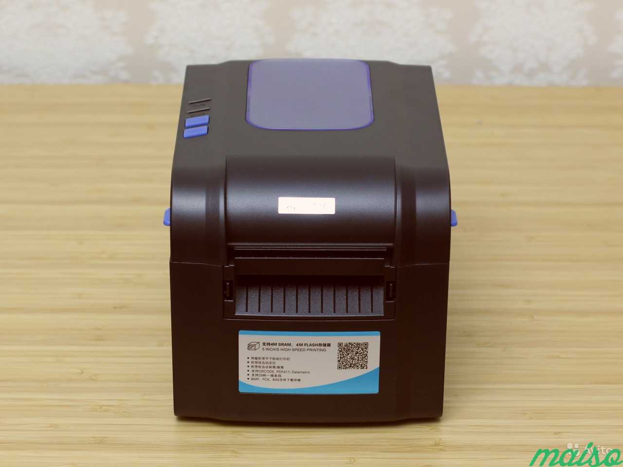 Принтер этикеток и штрих-кодов Xprinter XP-370B в Москве. Фото 5