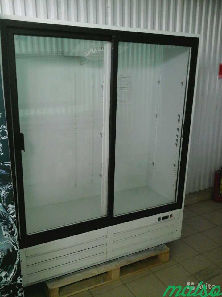 Холодильный шкаф витрина б/у 130 см с гарантией в Москве. Фото 2