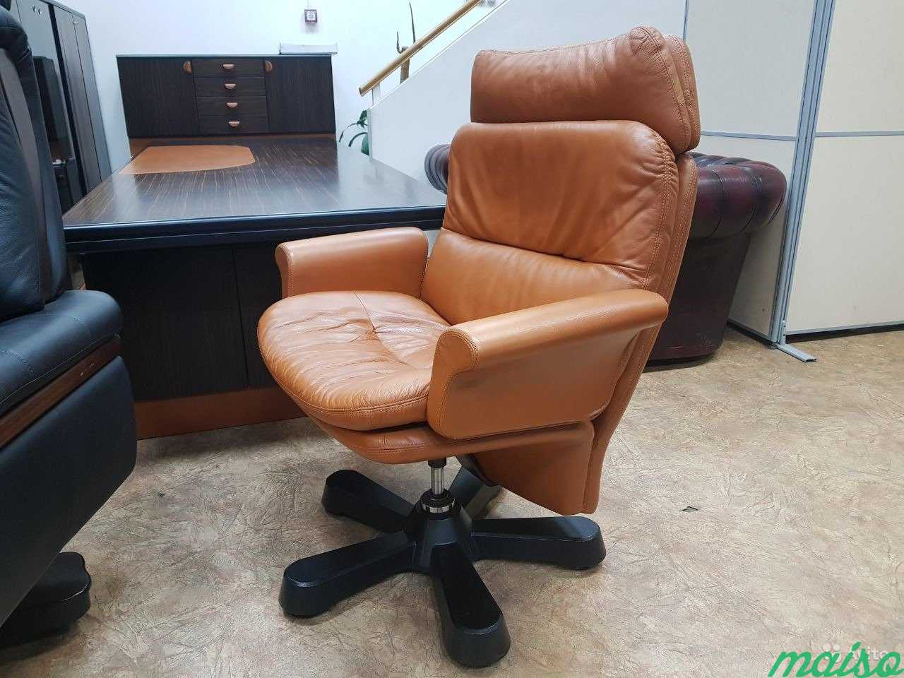 Кресло для руководителя, кожа Люкс Б12280 бу в Москве. Фото 4
