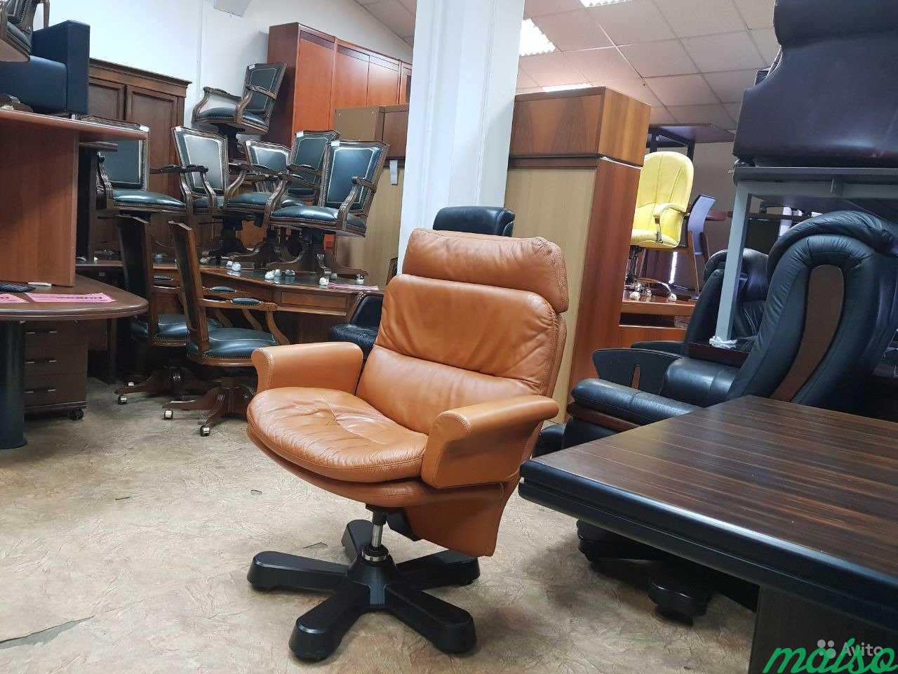 Кресло для руководителя, кожа Люкс Б12280 бу в Москве. Фото 2