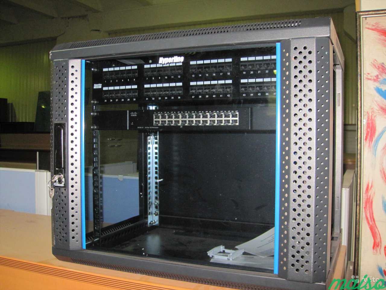 серверный шкаф hyperline 42u