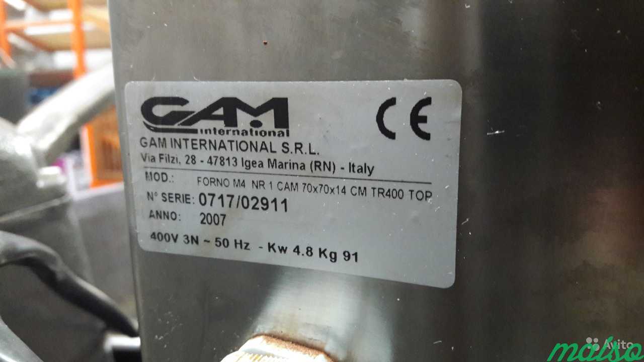 Пицца печь Италия. GAM M4 TOP в Москве. Фото 5
