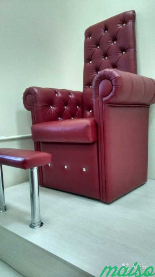Кресло педикюрное трон + подставка в Москве. Фото 1