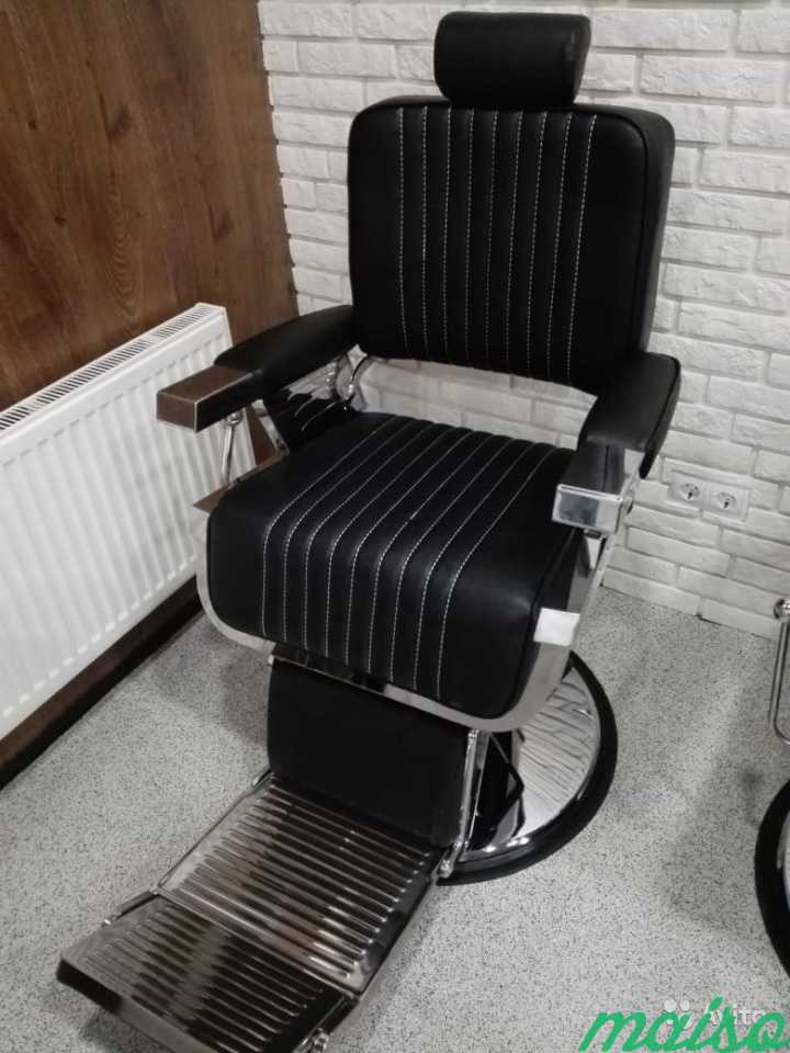 Мужское парикмахерское кресло Barber Black в Москве. Фото 5