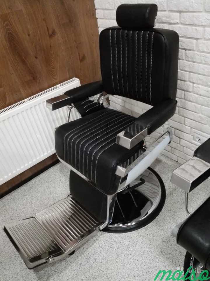 Мужское парикмахерское кресло Barber Black в Москве. Фото 4