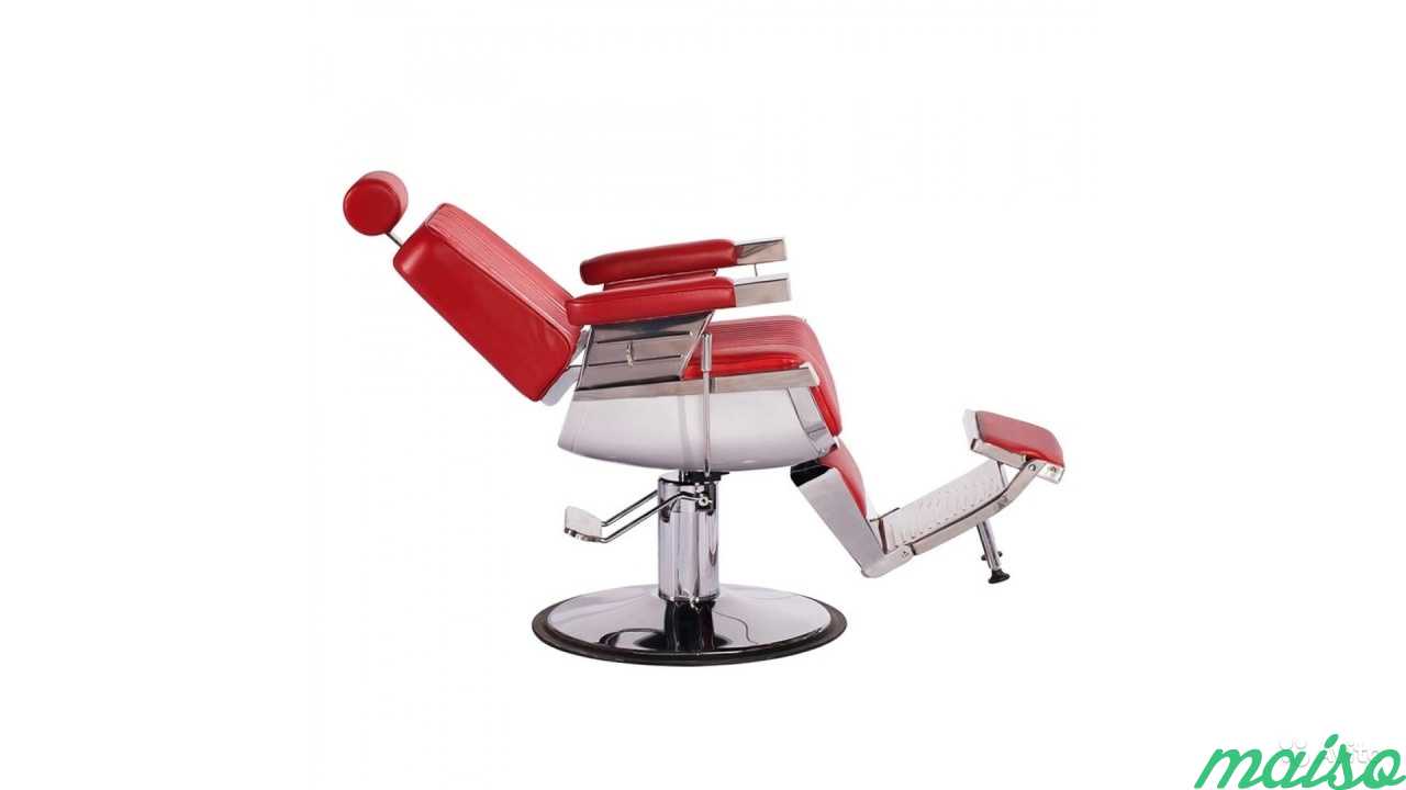 Мужское парикмахерское кресло Barber Red в Москве. Фото 3