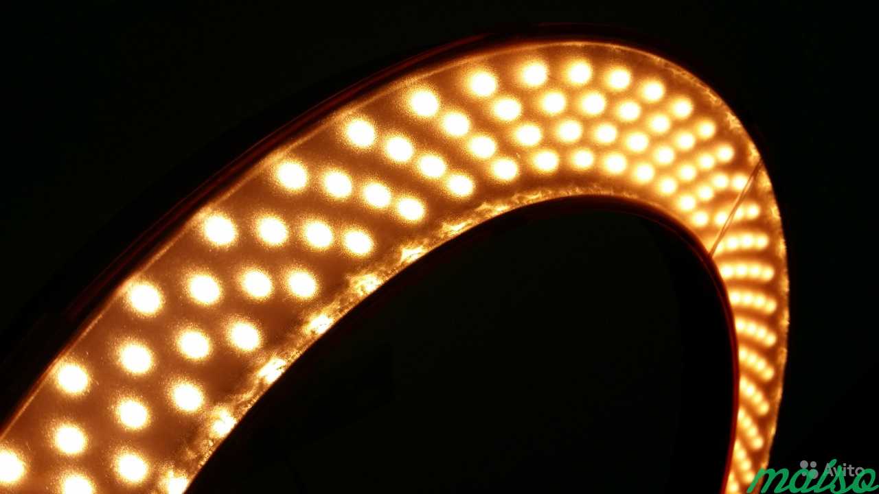 Кольцевая лампа Mettle LED 240 для визажистов в Москве. Фото 5