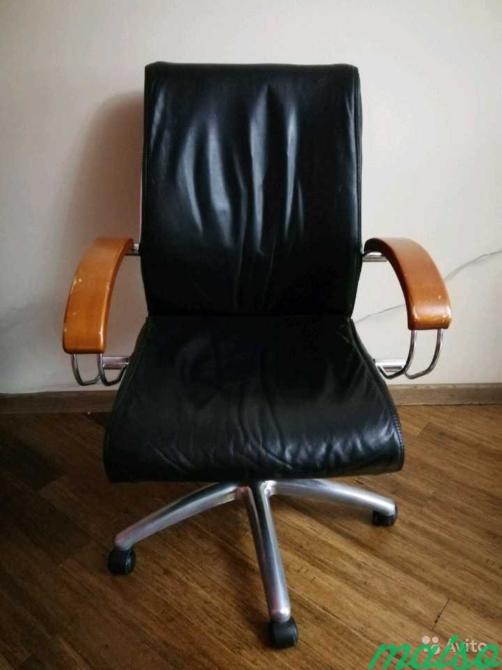 Компьютерное кресло кожа в Москве. Фото 3