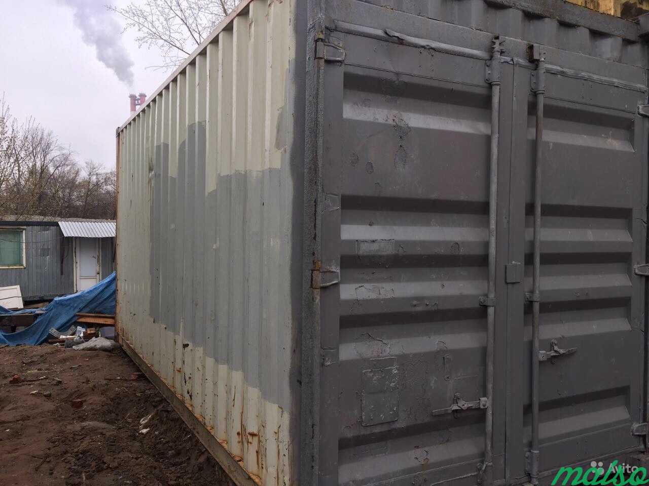 Складской контейнер под хранение 20 фут в Москве. Фото 1