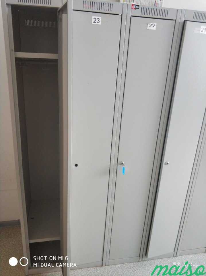 Шкафы секционные для сменной одежды в Москве. Фото 1
