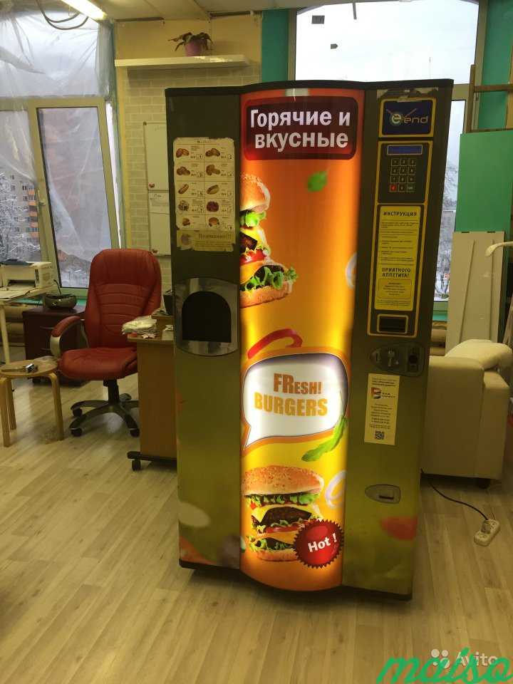 Вендинговый аппарат автомат горячих бургеров и еще в Москве. Фото 3