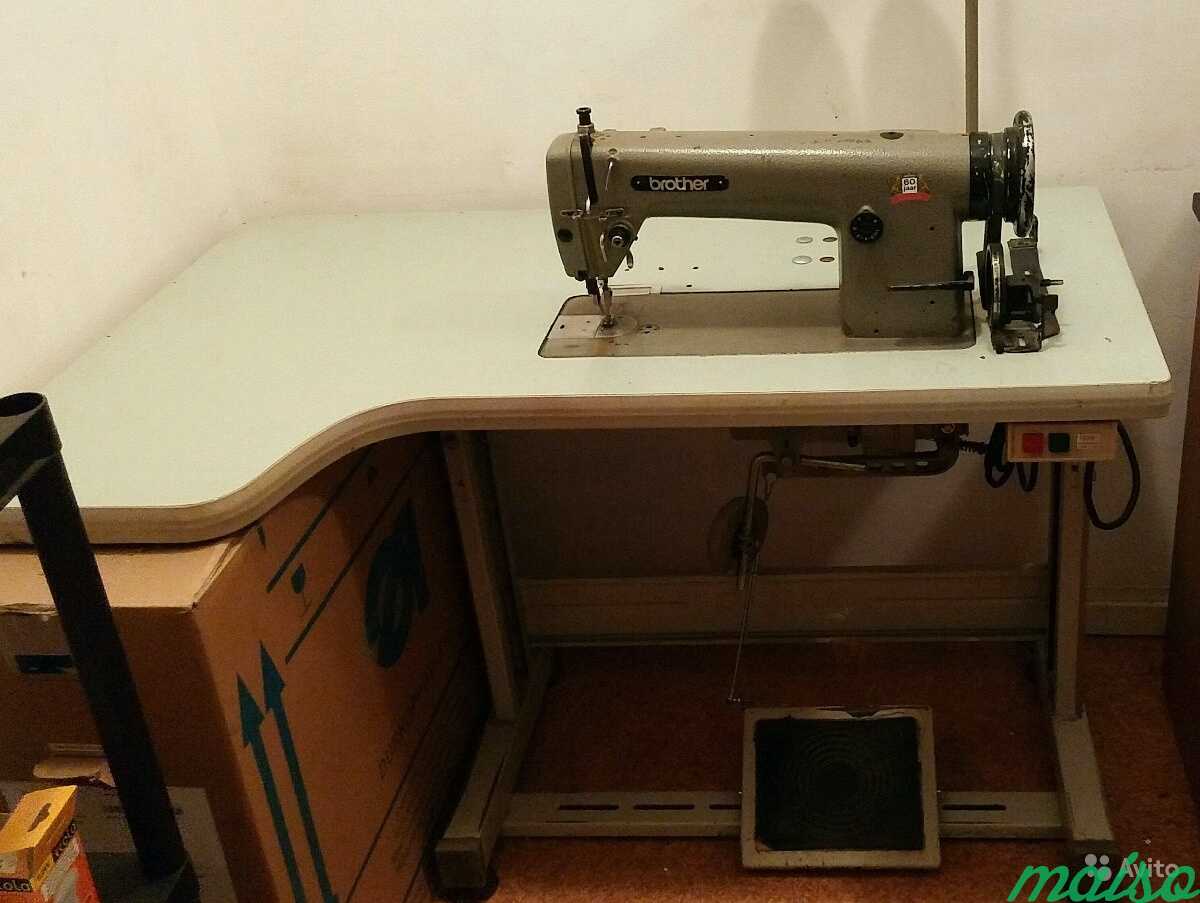 Промышленная швейная машинка по коже в Москве. Фото 1
