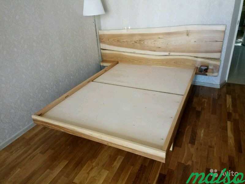 Кровать из массива карагач в Москве. Фото 2