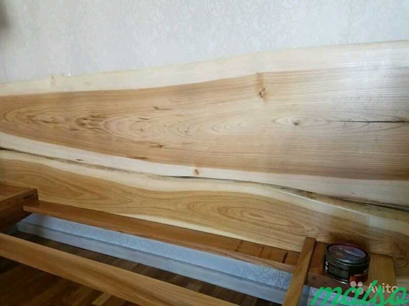 Кровать из массива карагач в Москве. Фото 3