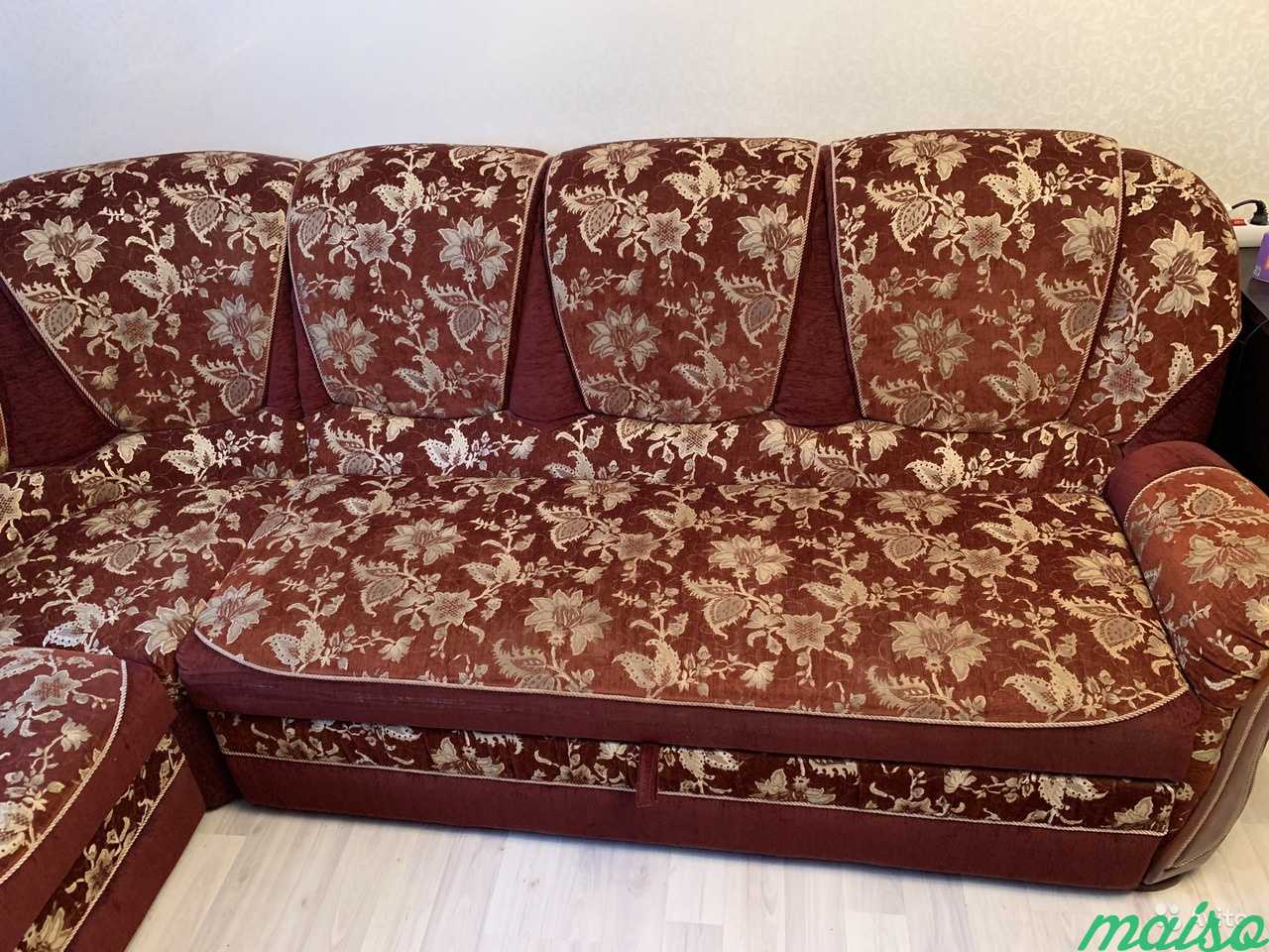 Винтажный угловой диван в Москве. Фото 2