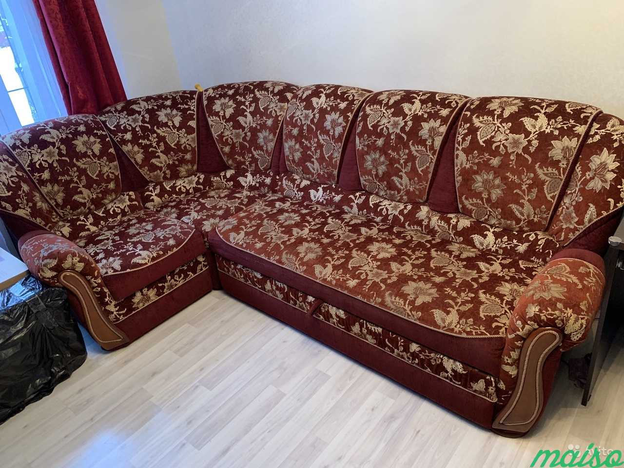 Винтажный угловой диван в Москве. Фото 1