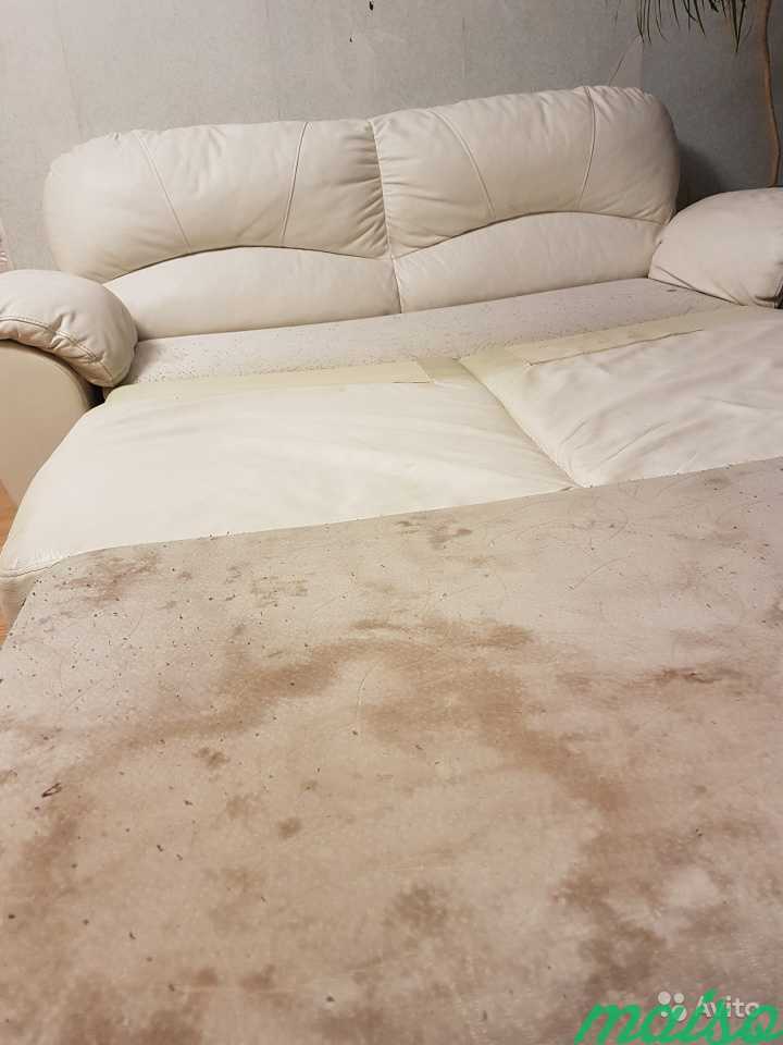 Кожаный диван-кровать Эвита в Москве. Фото 9