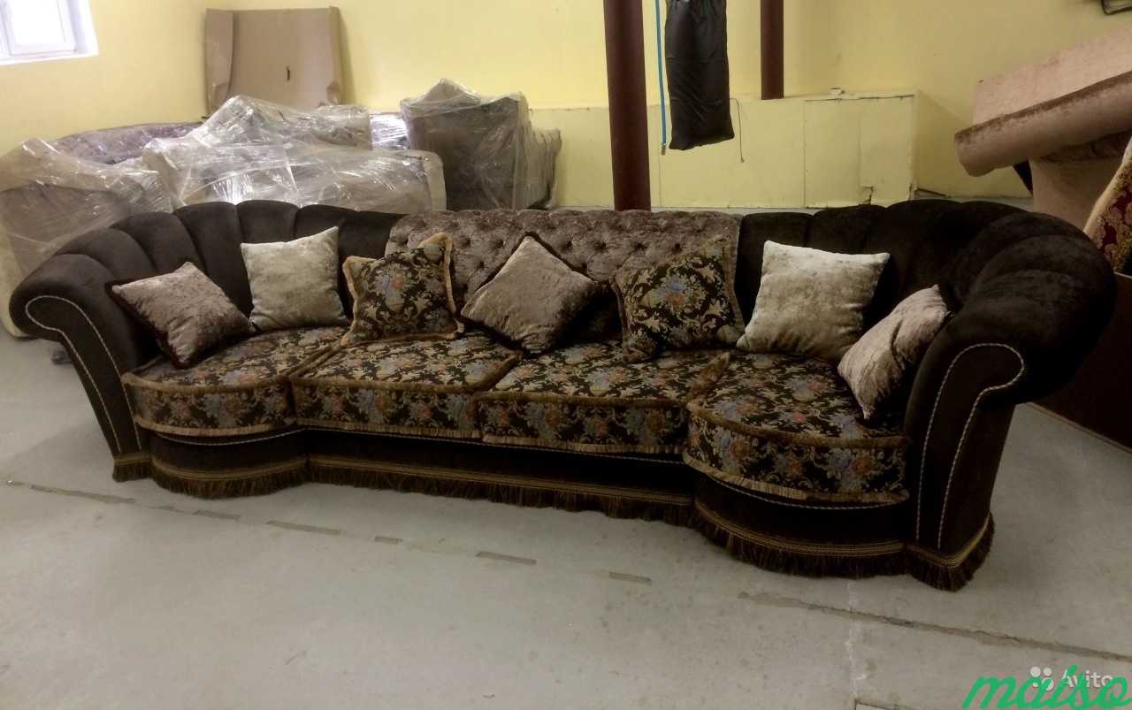 Модульный диван в классическом стиле в Москве. Фото 2