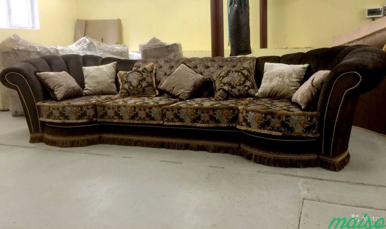 Модульный диван в классическом стиле в Москве. Фото 1