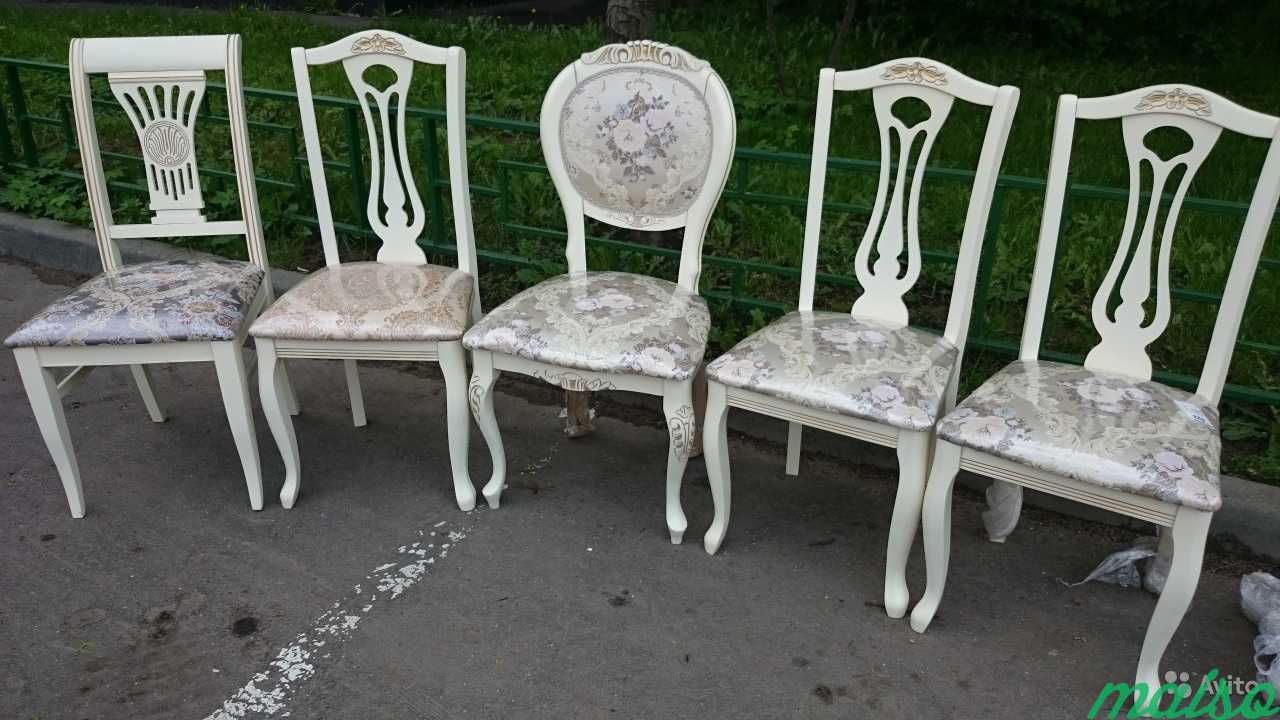 Стол и стулья Обеденная группа Барокко в Москве. Фото 6