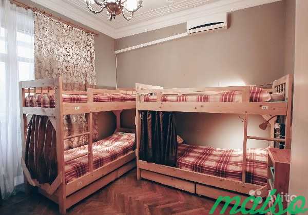 Деревянная двухъярусная кровать из сосны в Москве. Фото 4