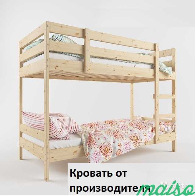 Кровати для хостелов и общежитий (Сосна) в Москве. Фото 1
