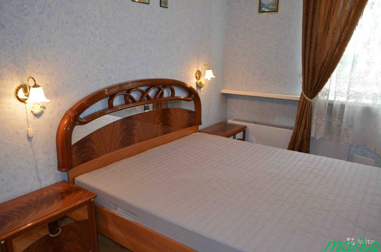 Кровать двуспальная, 2е тумбочки, комод для белья в Москве. Фото 1