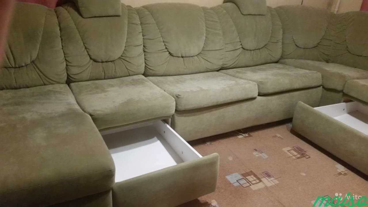 Качественный большой диван с раскладным механизмом в Москве. Фото 4