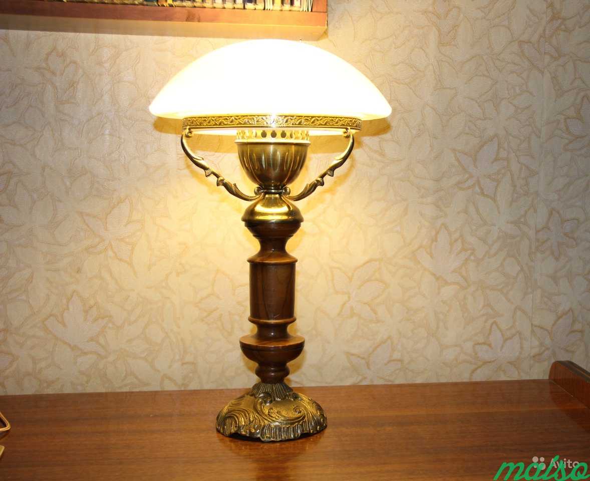 Лампа настольная из бронзы в Москве. Фото 1