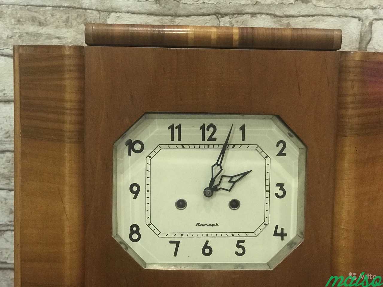 Часы СССР настенные 1968 г в Москве. Фото 2