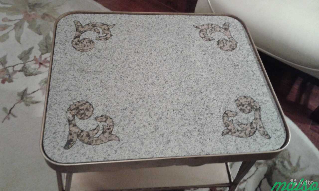 Кофейный столик камень, ковка в Москве. Фото 4